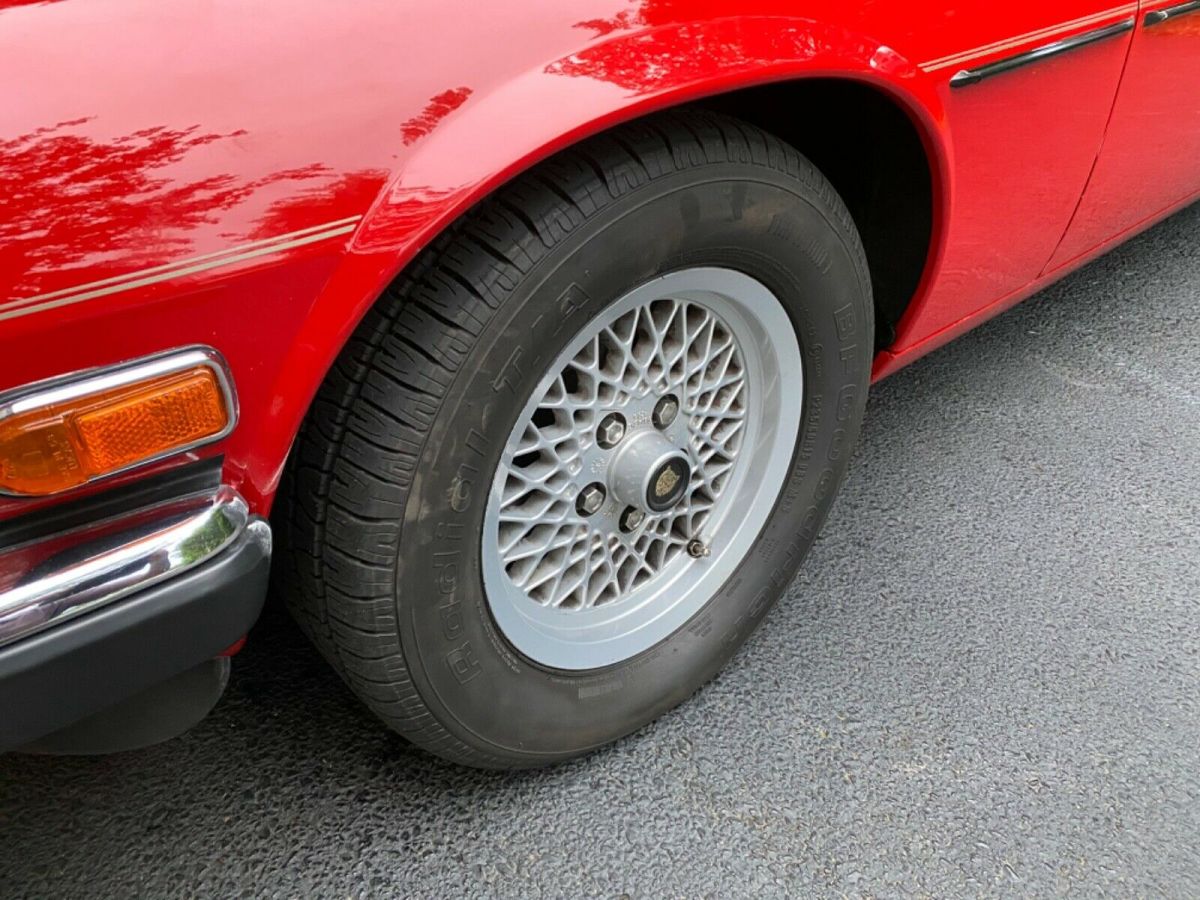 1989 Red Jaguar XJS Convertible