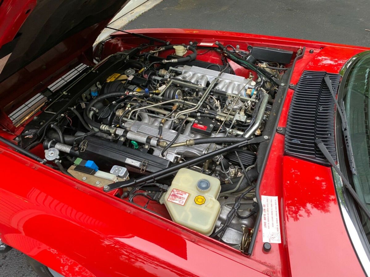 1989 Red Jaguar XJS Convertible