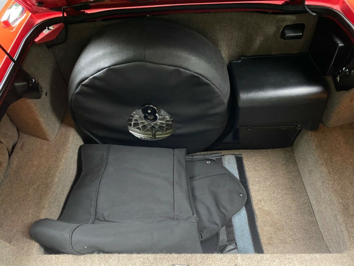 1989 Red Jaguar XJS Convertible