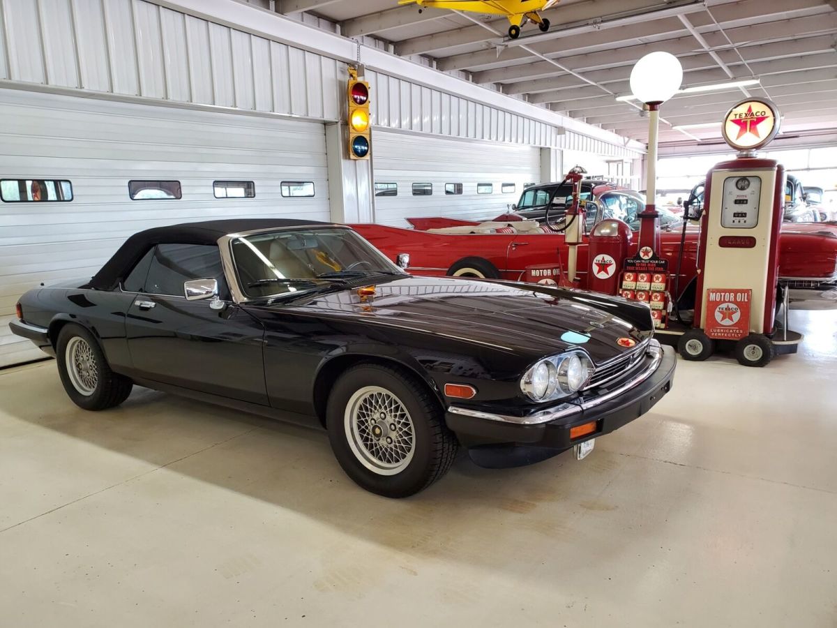 1989 Black Jaguar XJ Convertible