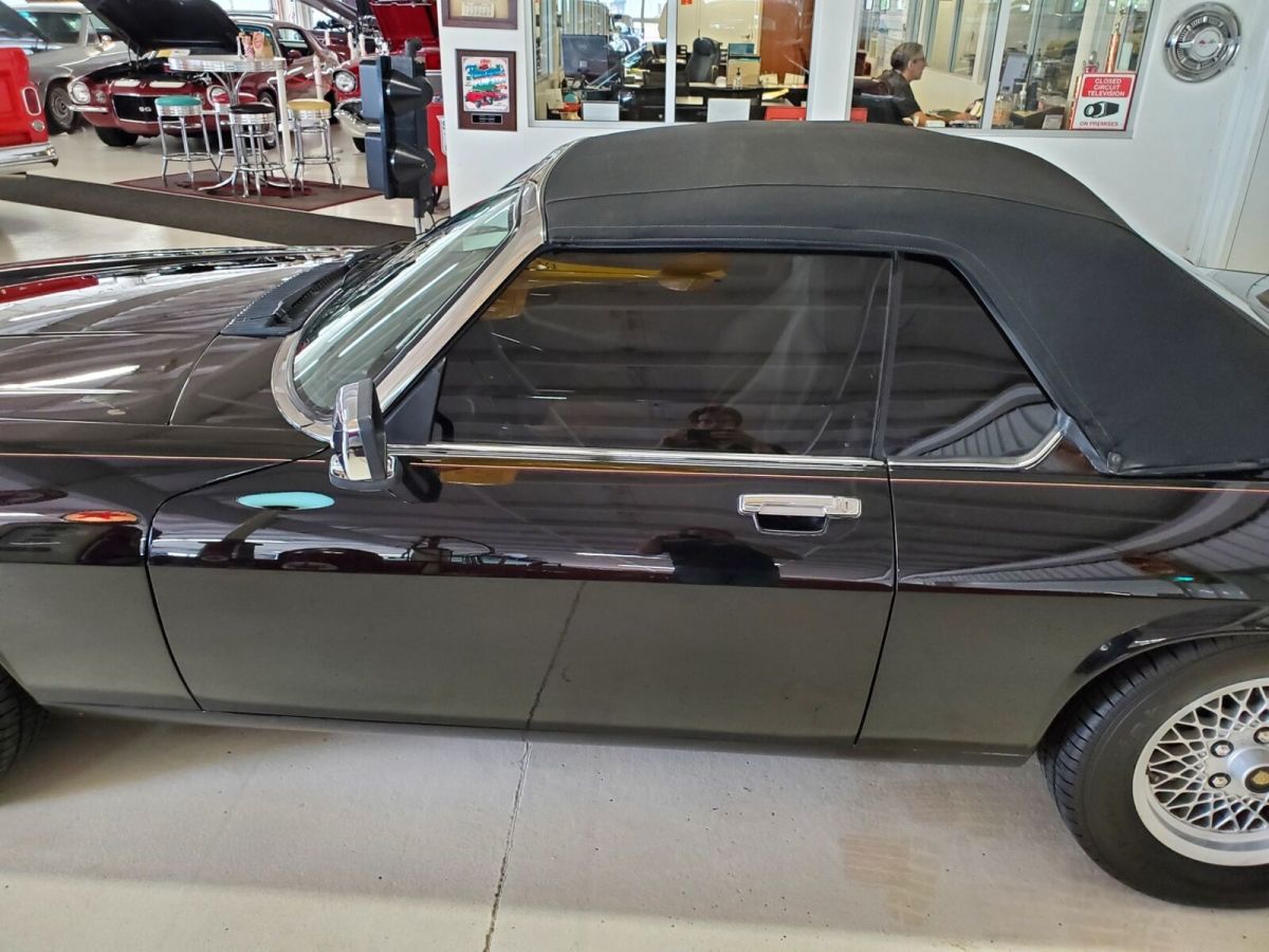 1989 Black Jaguar XJ Convertible
