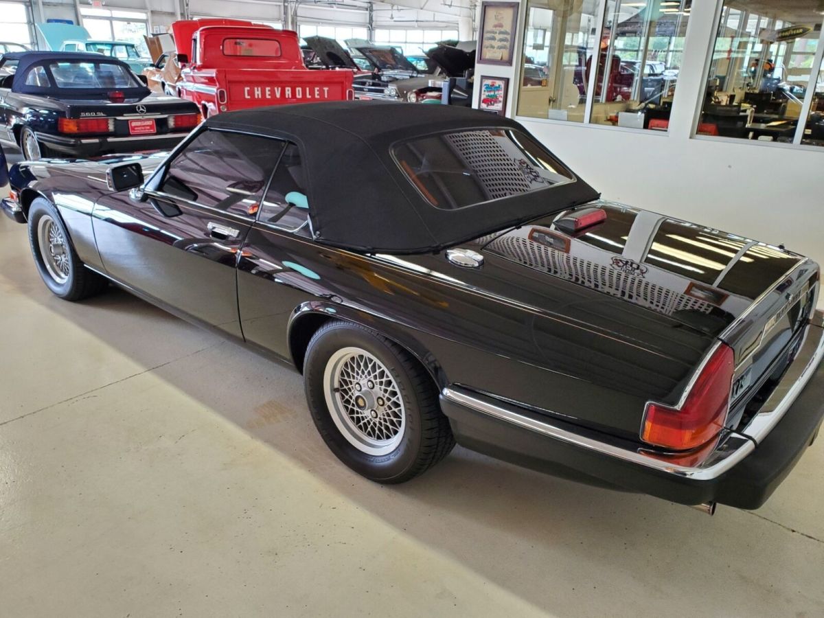 1989 Black Jaguar XJ Convertible