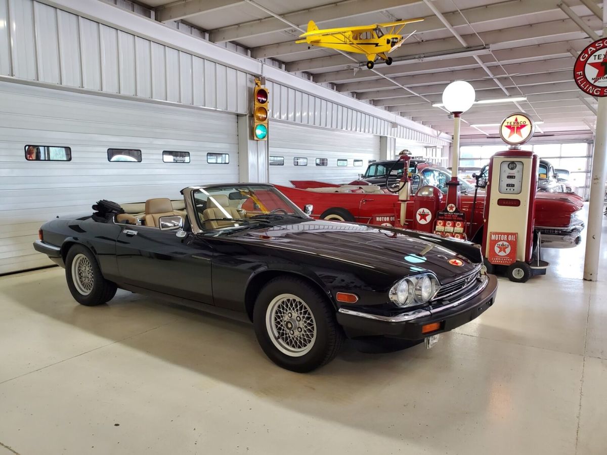 1989 Black Jaguar XJ Convertible