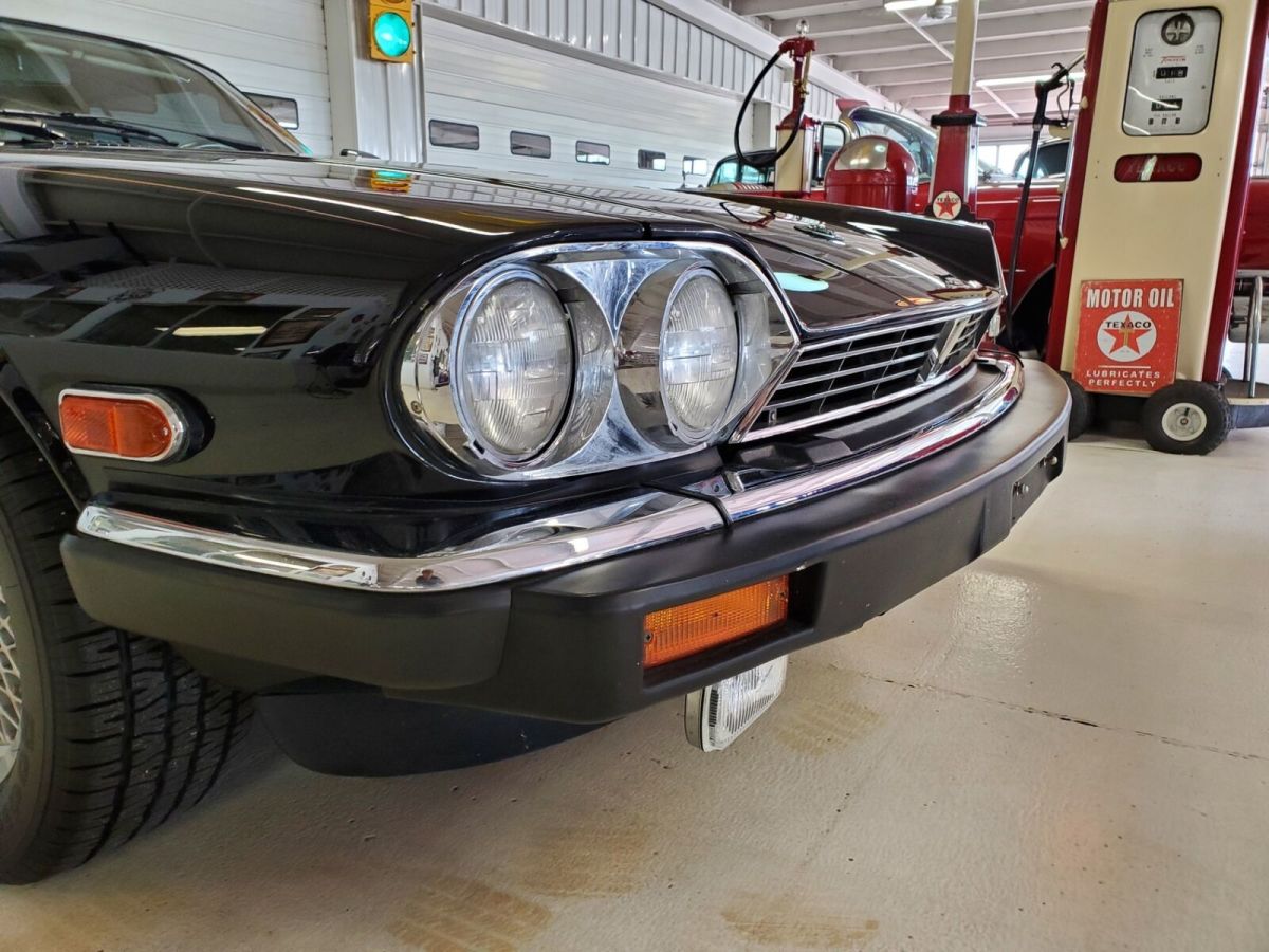 1989 Black Jaguar XJ Convertible