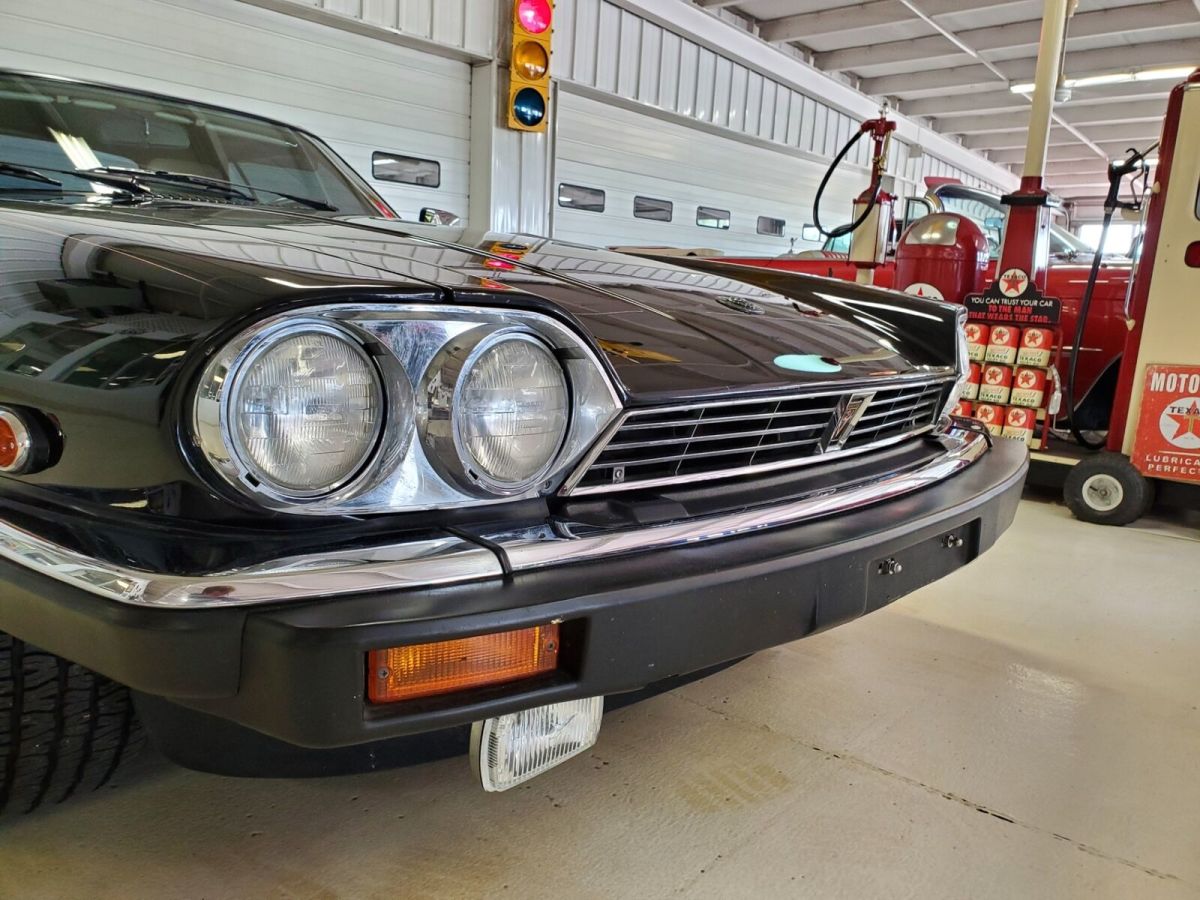 1989 Black Jaguar XJ Convertible