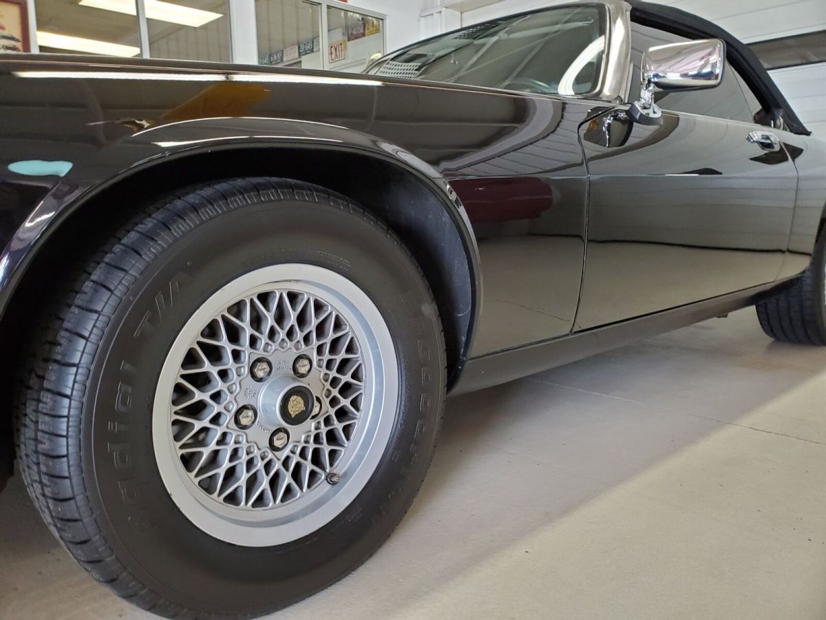 1989 Black Jaguar XJ Convertible