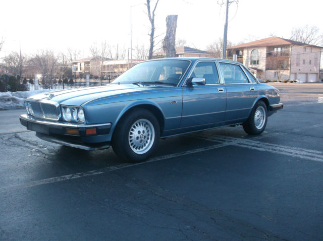 1989 Blue Jaguar XJ6 Sedan
