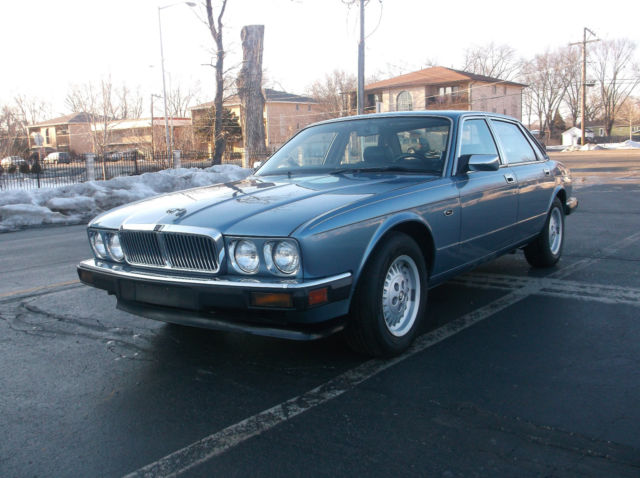 1989 Blue Jaguar XJ6 Sedan