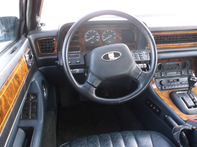 1989 Blue Jaguar XJ6 Sedan