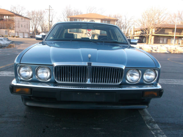 1989 Blue Jaguar XJ6 Sedan