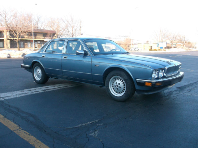 1989 Blue Jaguar XJ6 Sedan