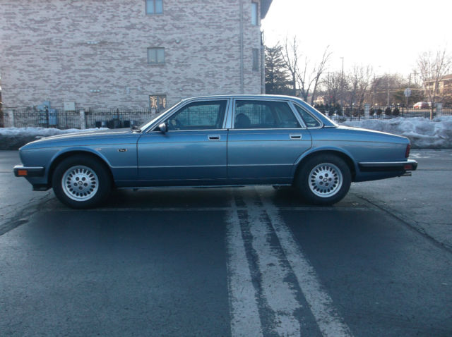 1989 Blue Jaguar XJ6 Sedan