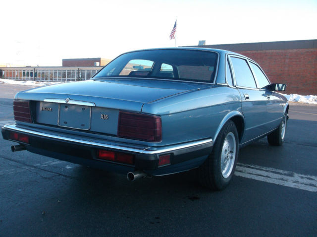 1989 Blue Jaguar XJ6 Sedan