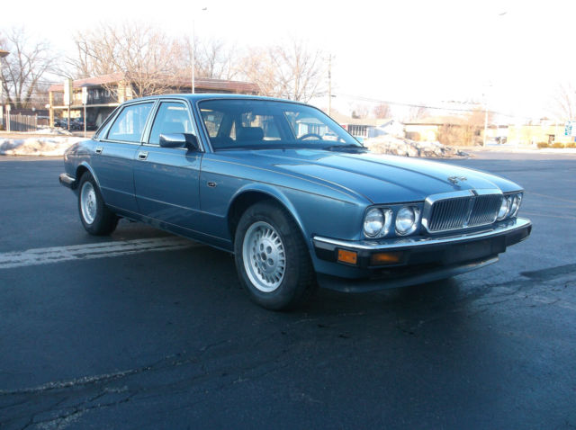 1989 Blue Jaguar XJ6 Sedan