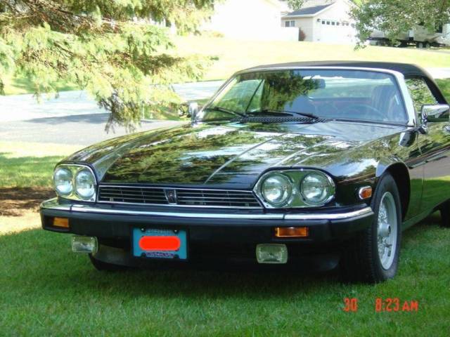 1989 Black Jaguar XJS Convertible