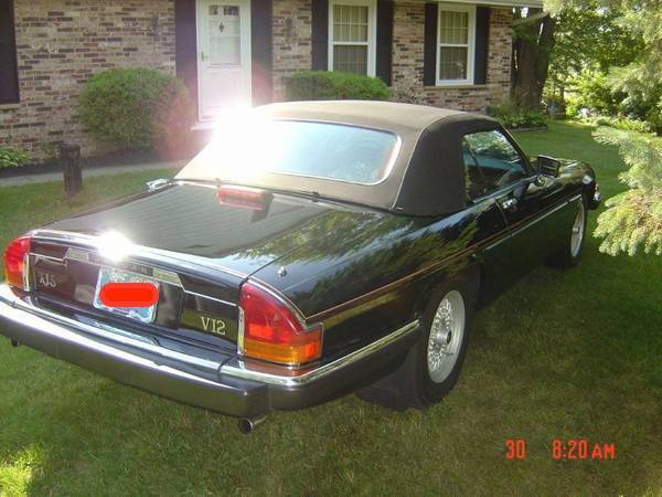 1989 Black Jaguar XJS Convertible