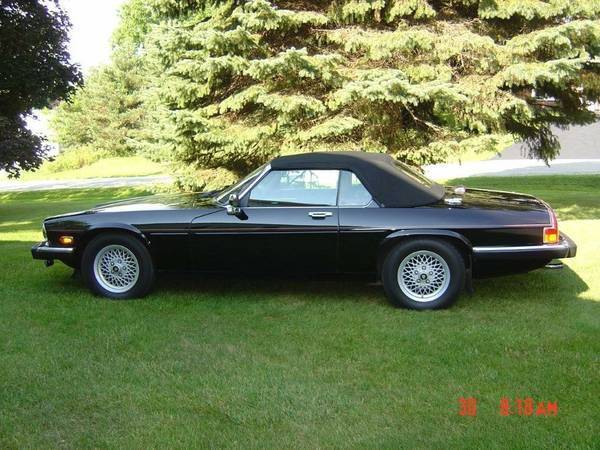 1989 Black Jaguar XJS Convertible