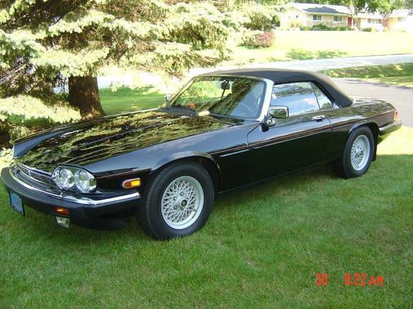 1989 Black Jaguar XJS Convertible