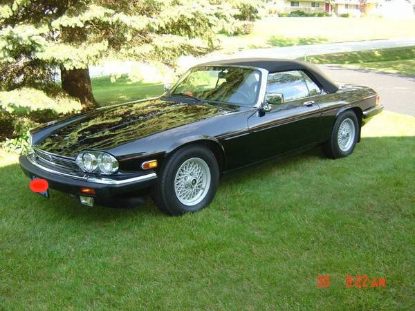 1989 Black Jaguar XJS Convertible