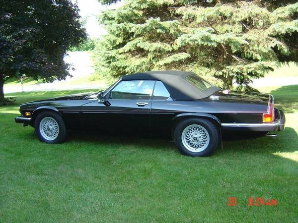 1989 Black Jaguar XJS Convertible