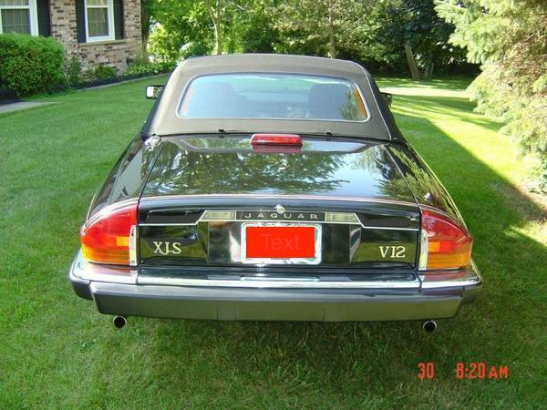 1989 Black Jaguar XJS Convertible