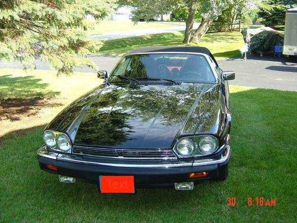 1989 Black Jaguar XJS Convertible