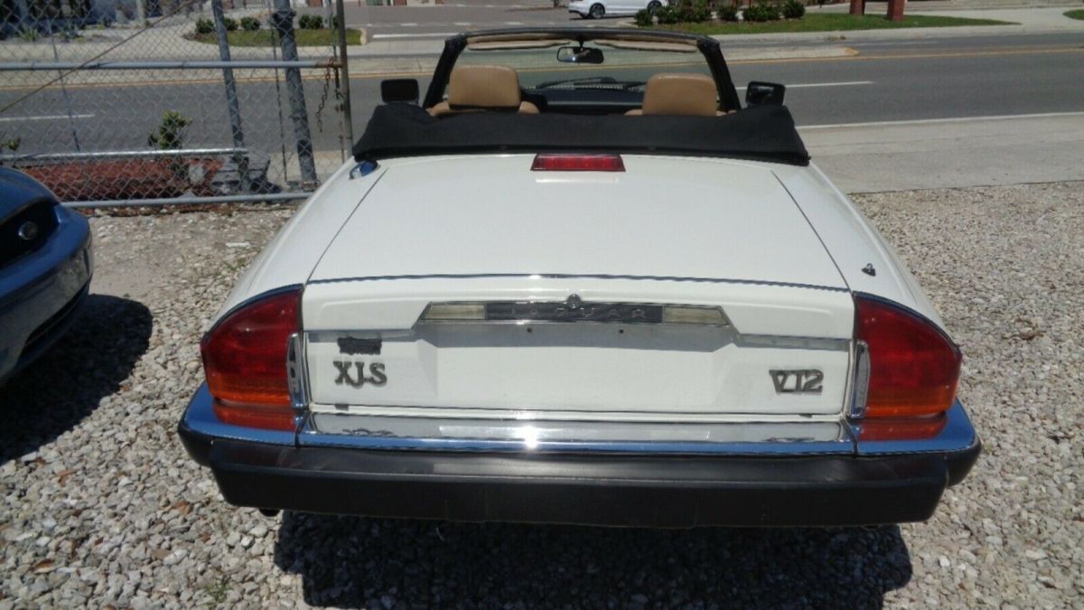 1989 White Ford Mustang Convertible