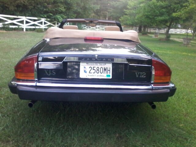 1989 Black Jaguar XJS Convertible