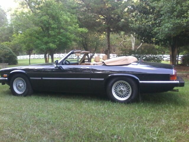 1989 Black Jaguar XJS Convertible