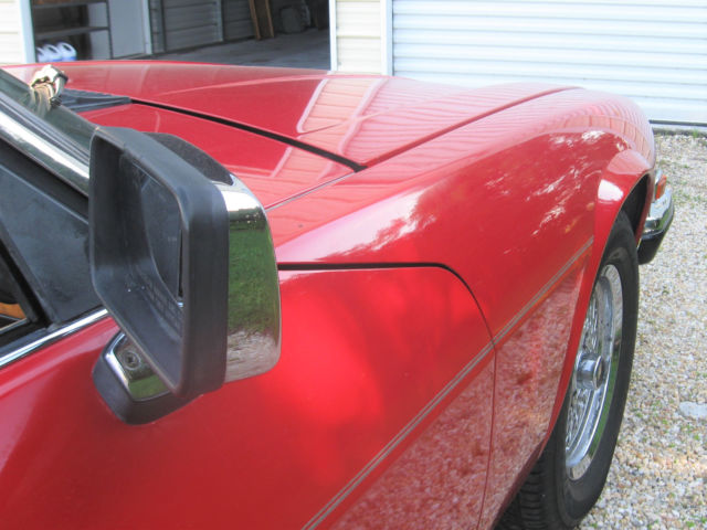 1989 Red Jaguar XJS Convertible