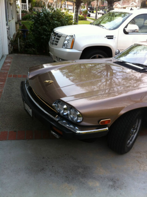 1989 Gold Jaguar XJS Coupe