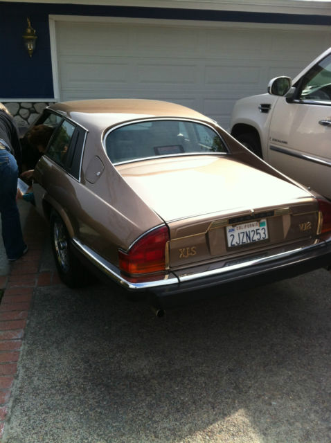 1989 Gold Jaguar XJS Coupe