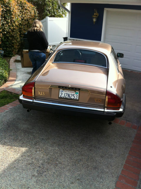 1989 Gold Jaguar XJS Coupe