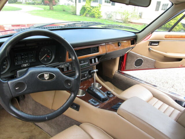 1989 Red Jaguar XJS Coupe
