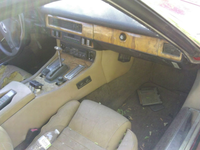 1989 Red Jaguar XJS Covertible