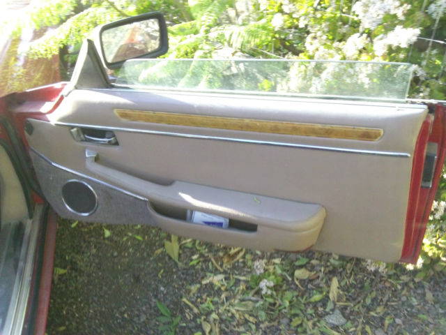 1989 Red Jaguar XJS Covertible