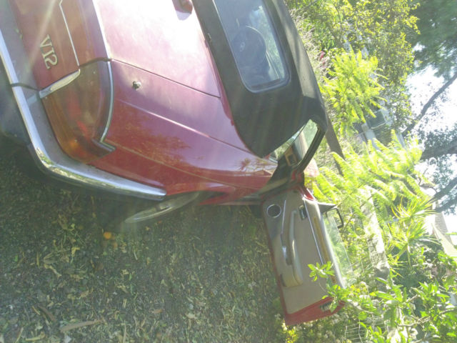 1989 Red Jaguar XJS Covertible