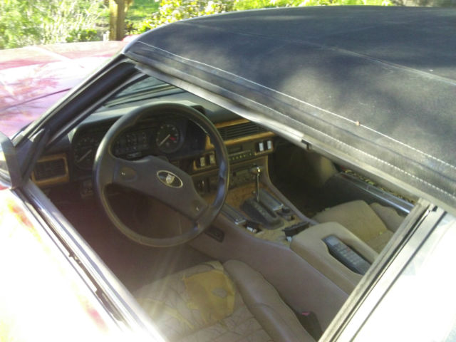1989 Red Jaguar XJS Covertible