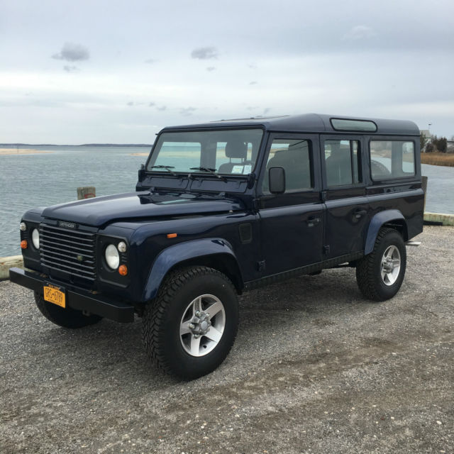 1989 Blue Land Rover Defender