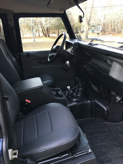 1989 Blue Land Rover Defender