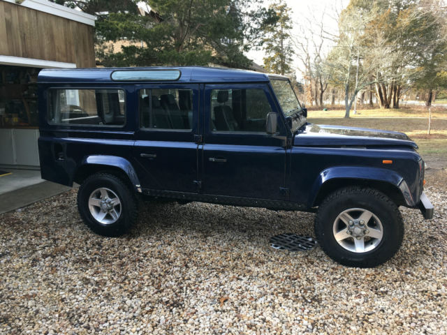 1989 Blue Land Rover Defender