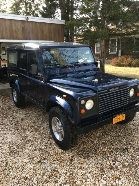 1989 Blue Land Rover Defender