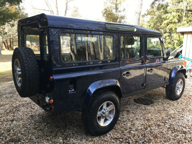 1989 Blue Land Rover Defender