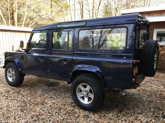 1989 Blue Land Rover Defender