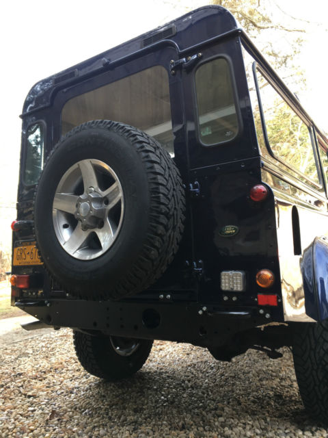1989 Blue Land Rover Defender