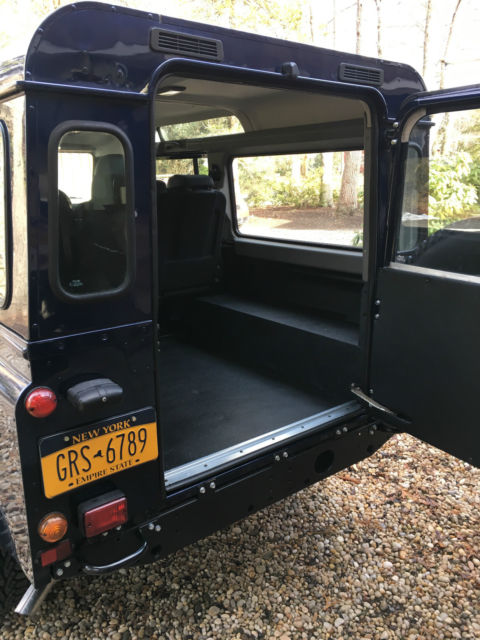 1989 Blue Land Rover Defender