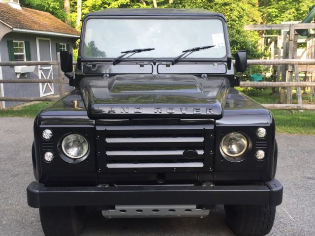 1989 Black Land Rover Defender SUV