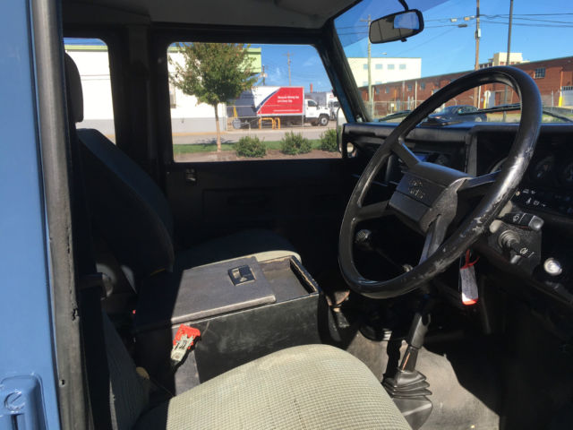 1989 Blue Land Rover Defender SUV