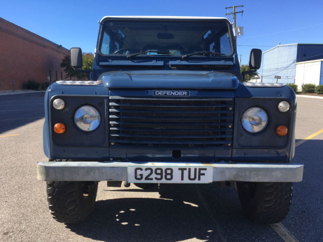 1989 Blue Land Rover Defender SUV