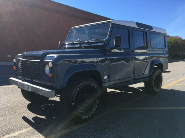 1989 Blue Land Rover Defender SUV